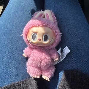 Pink Furry Bunny Doll